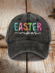 Women's Easter Vibes Printed Hat