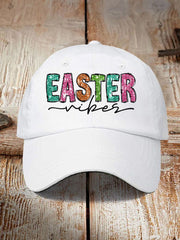 Women's Easter Vibes Printed Hat