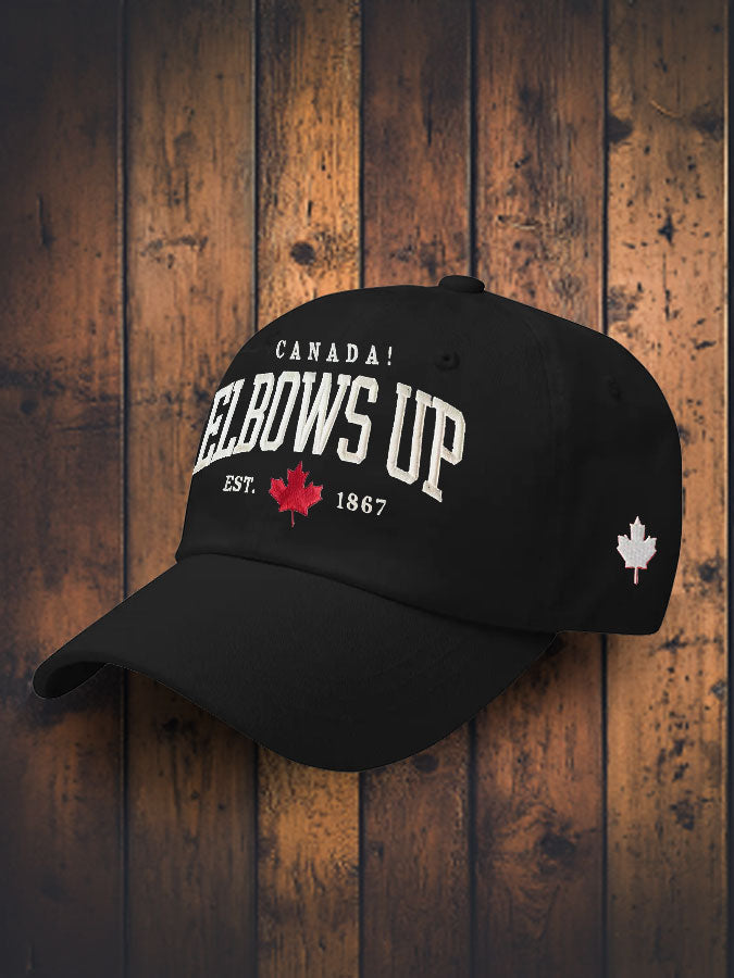 Unisex Canada Elbows Up Est.1867 Print Hat