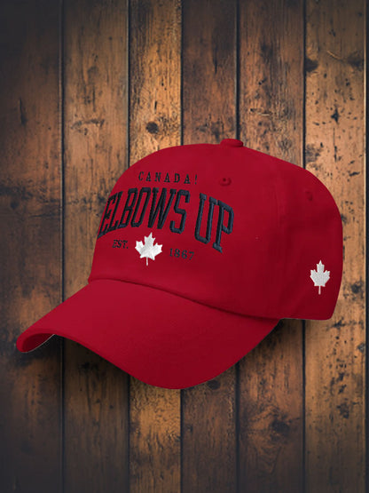 Unisex Canada Elbows Up Est.1867 Print Hat