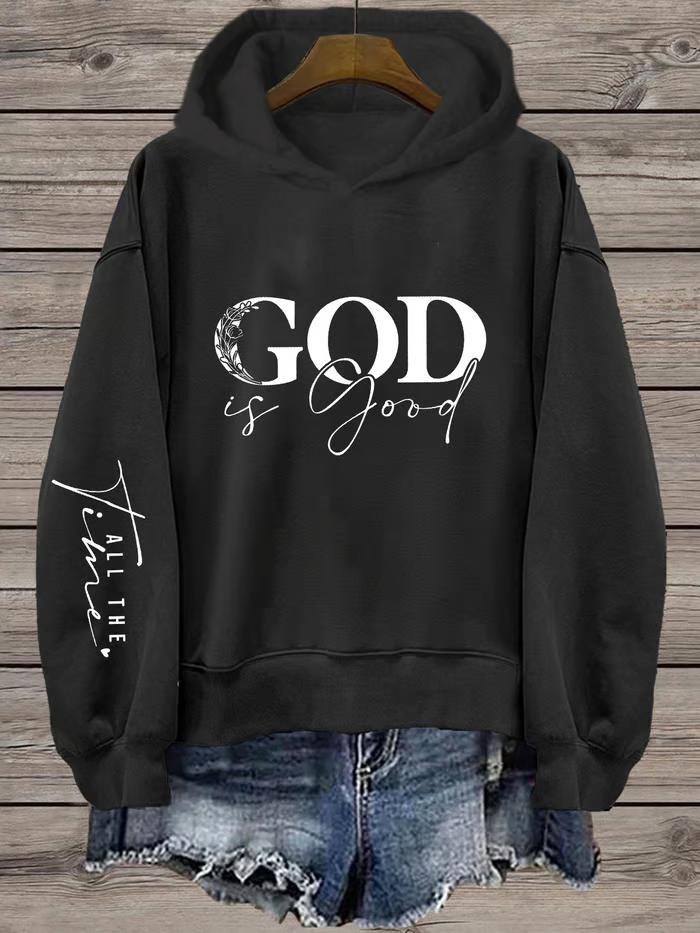 Women's Faith  Printed Hooded Sweatshirt