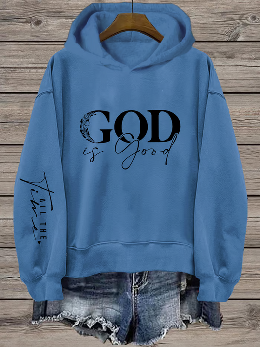 Women's Faith  Printed Hooded Sweatshirt