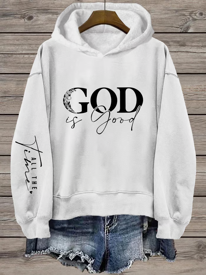 Women's Faith  Printed Hooded Sweatshirt