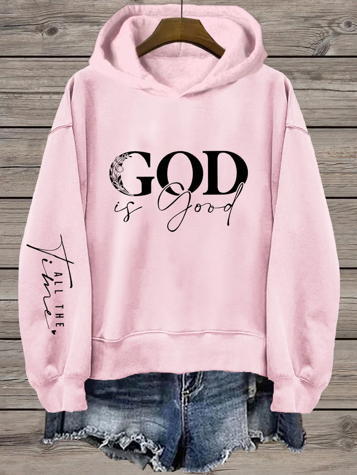 Women's Faith  Printed Hooded Sweatshirt