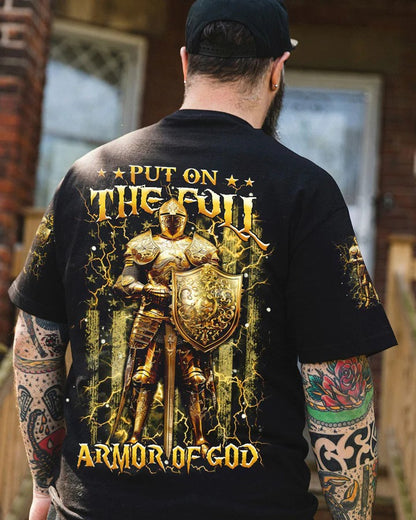 Men's Put On The Full Armor Of God Printed T-Shirt