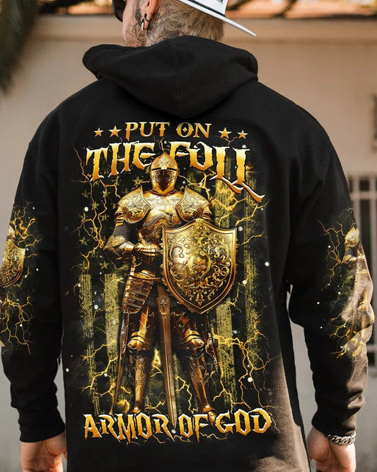 Men's Put On The Full Armor Of God Printed Hoodie