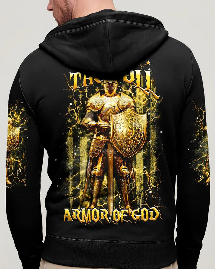 Men's Put On The Full Armor Of God Printed Hoodie