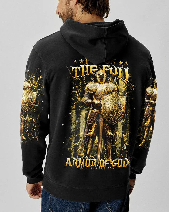 Men's Put On The Full Armor Of God Printed Hoodie