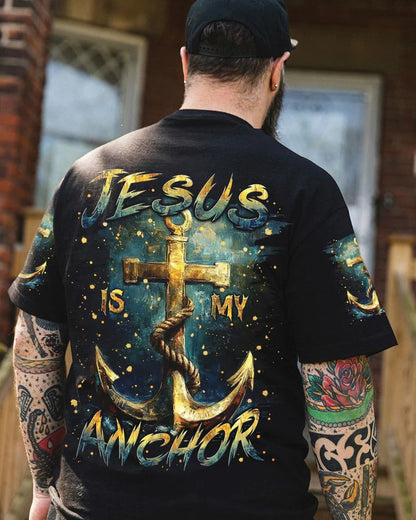 Men's Jesus Is My Anchor Print T-Shirt