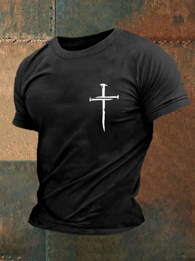 Men's Cross Faith Christian Casual Tee