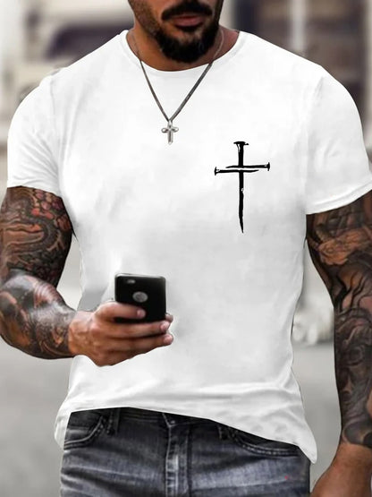 Men's Cross Faith Christian Casual Tee