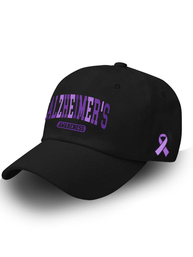 Unisex Alzheimer's Awareness Printed Hat