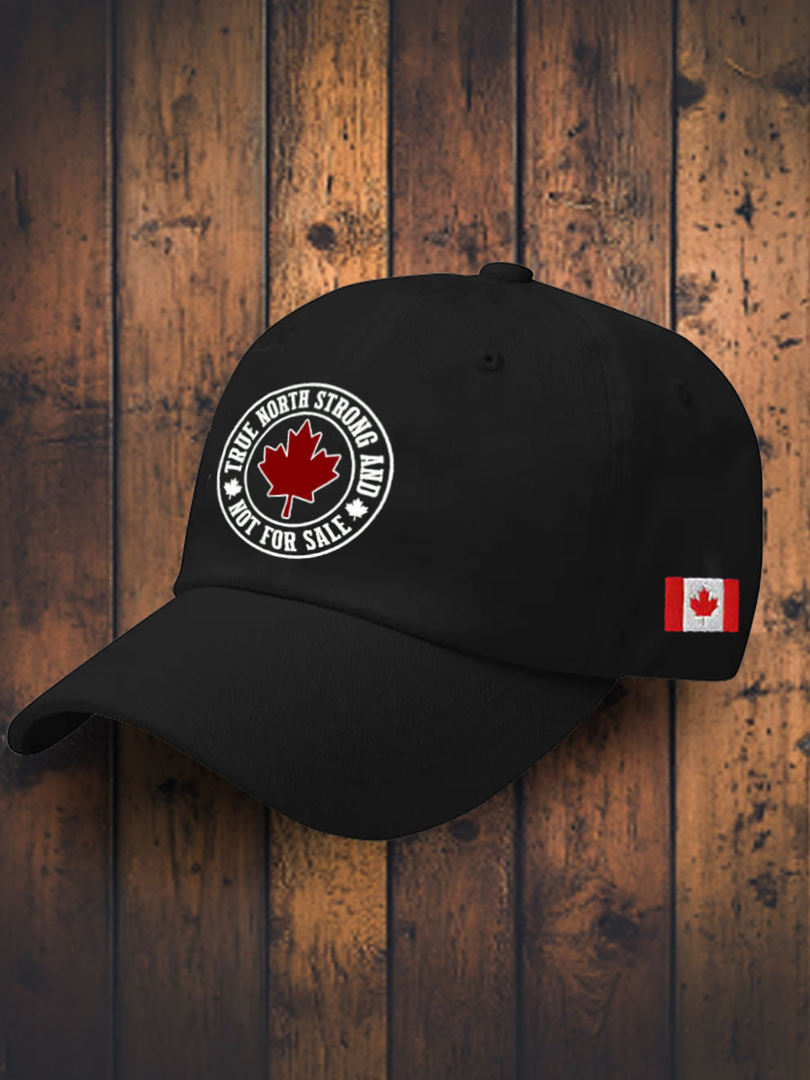 Unisex Canada True North Strong And Free Printed Hat