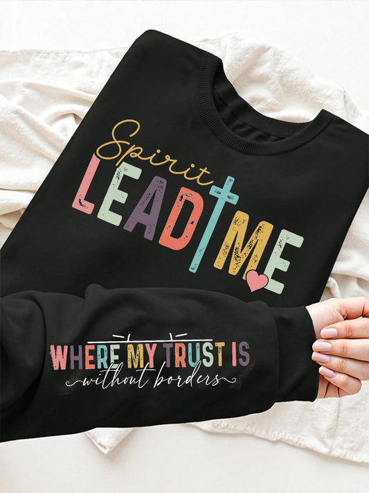 Women's Spirit Lead Me Printed Sweatshirt