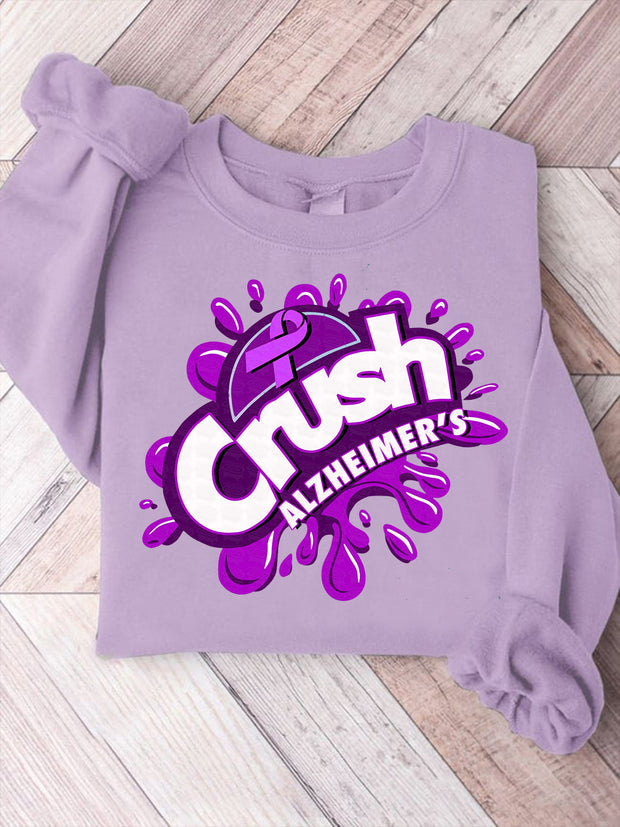 Women's Crush Alzheimer's Print Sweatshirt