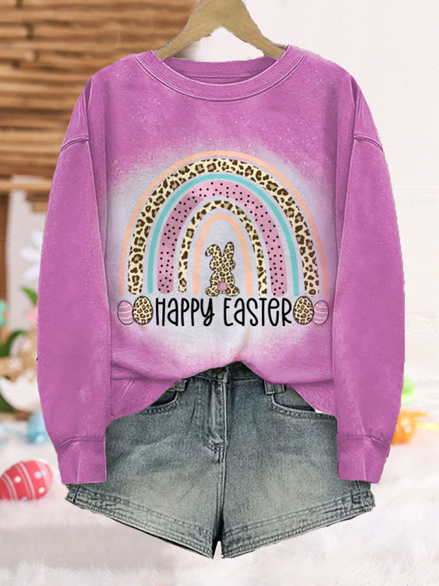 Women's Easter Bunny Printed Sweatshirt