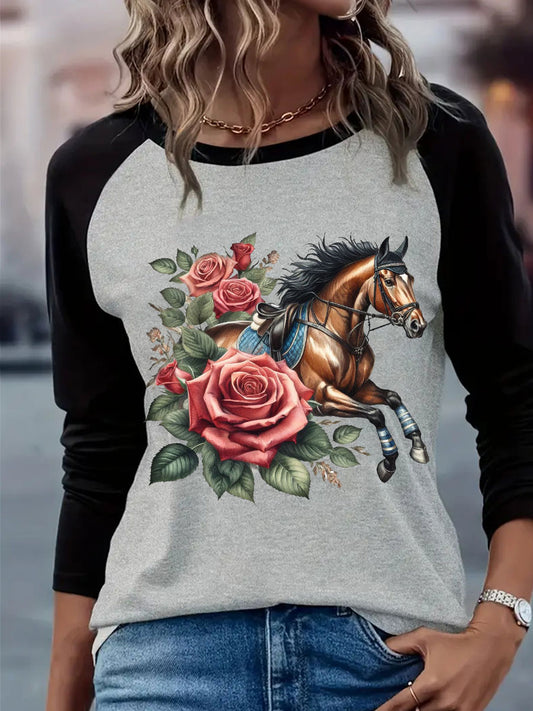 Women's Kentucky Derby V-Neck T-Shirt