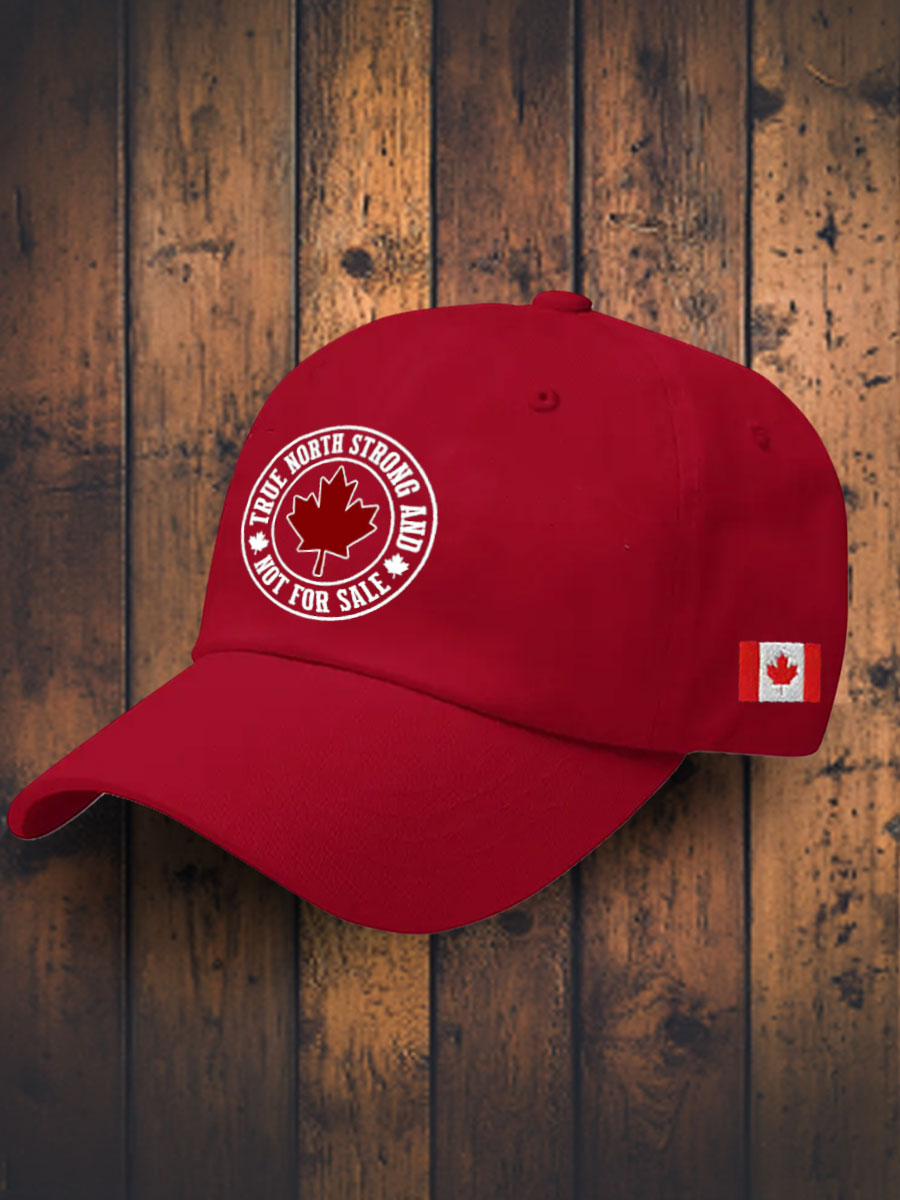 Unisex Canada True North Strong And Free Printed Hat