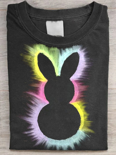 Women's Easter Bunny Print T-Shirt