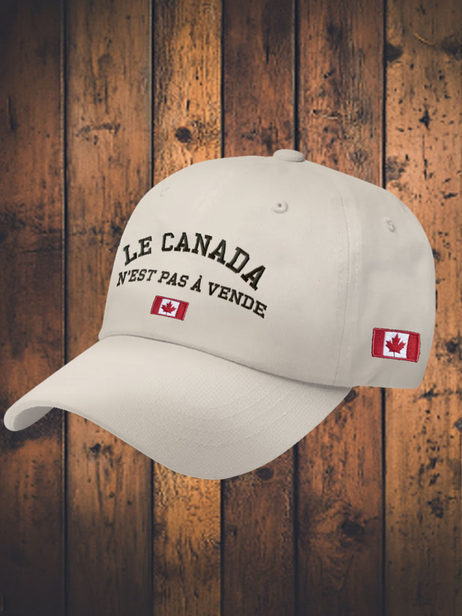 Unisex Le Canada n'est pas à vendre Flag Hat