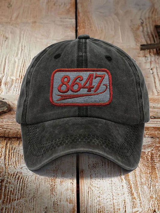 8647 Printed Casual Unisex Hat