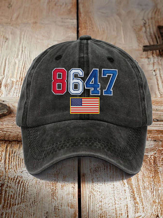 8647 printed hat