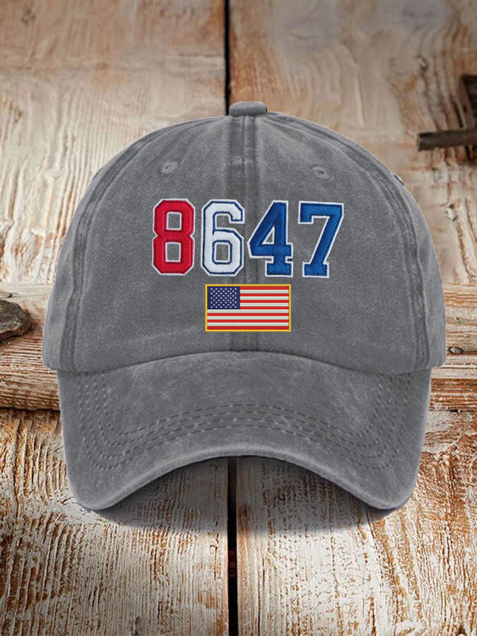 8647 printed hat