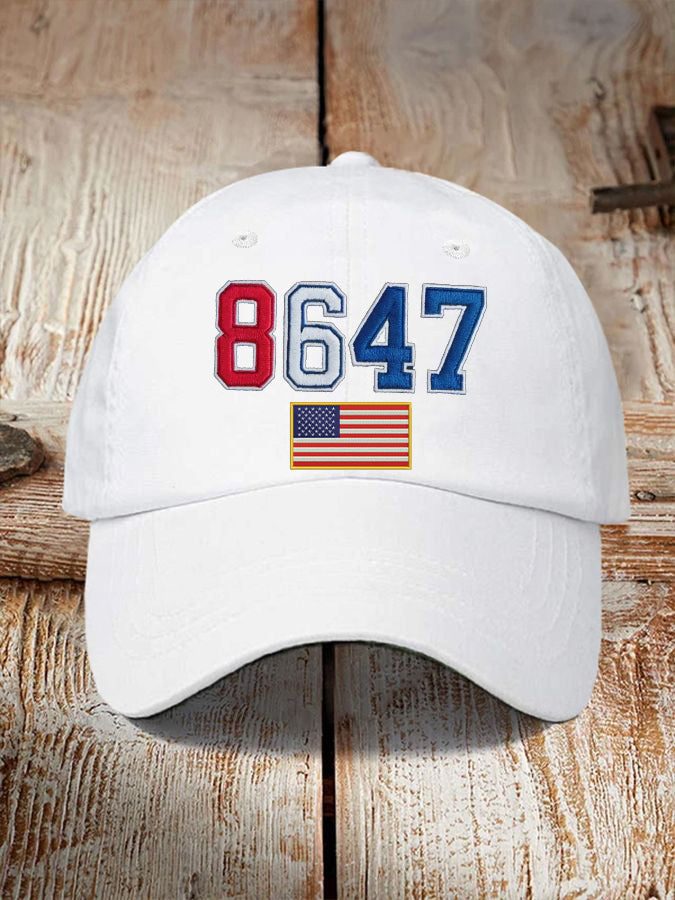 8647 printed hat