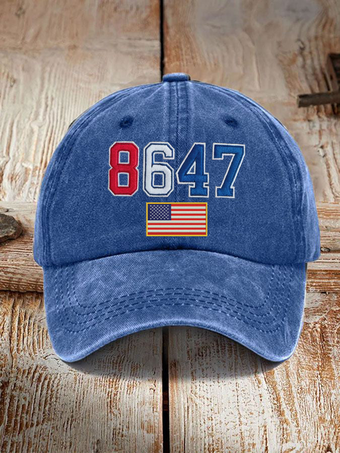 8647 printed hat