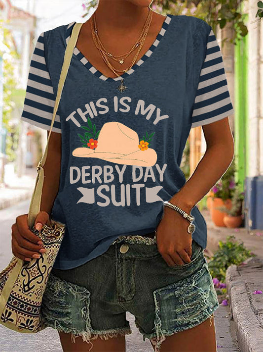 Women's This is my derby day suit T-shirt