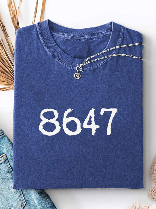 Women's 8647 Printed Casual T-shirt