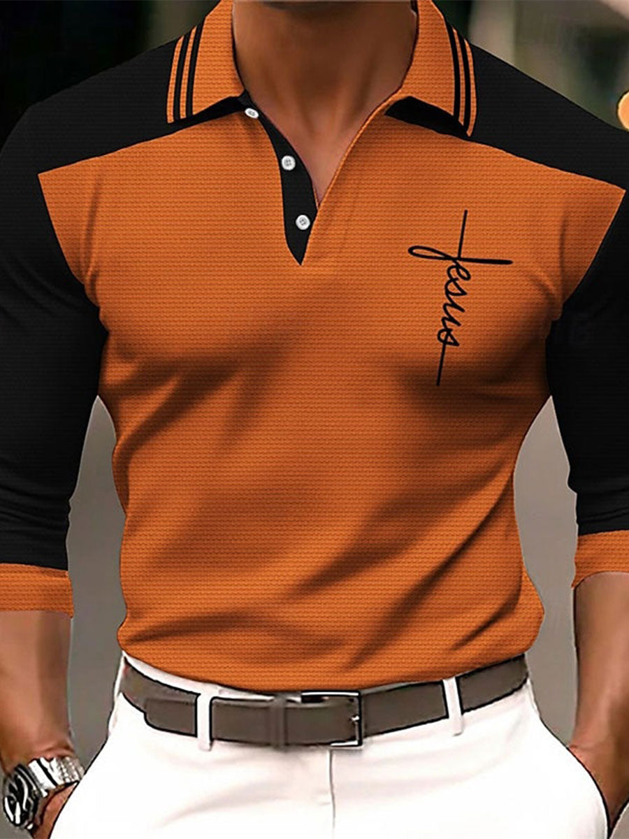 Men's Faith Printed Polo Shirt