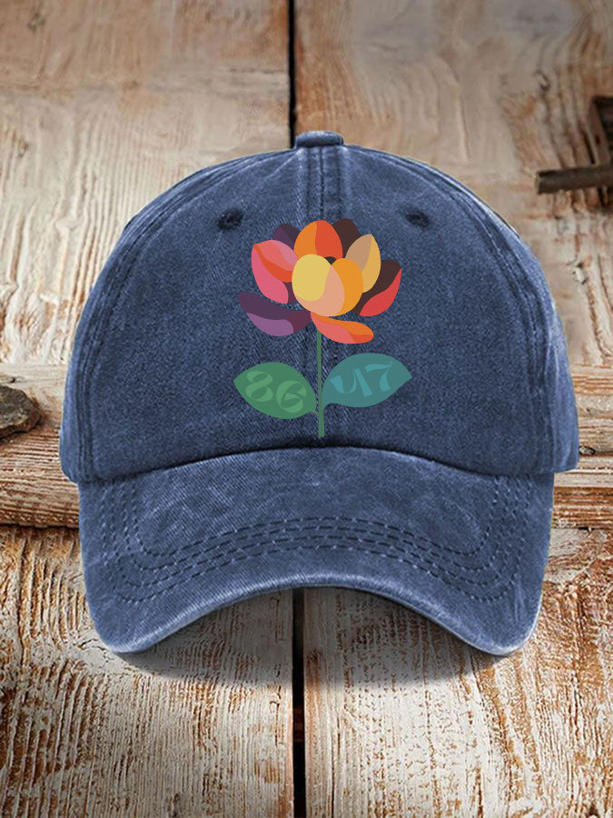 8647 Floral Unisex Hat