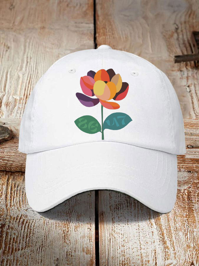 8647 Floral Unisex Hat