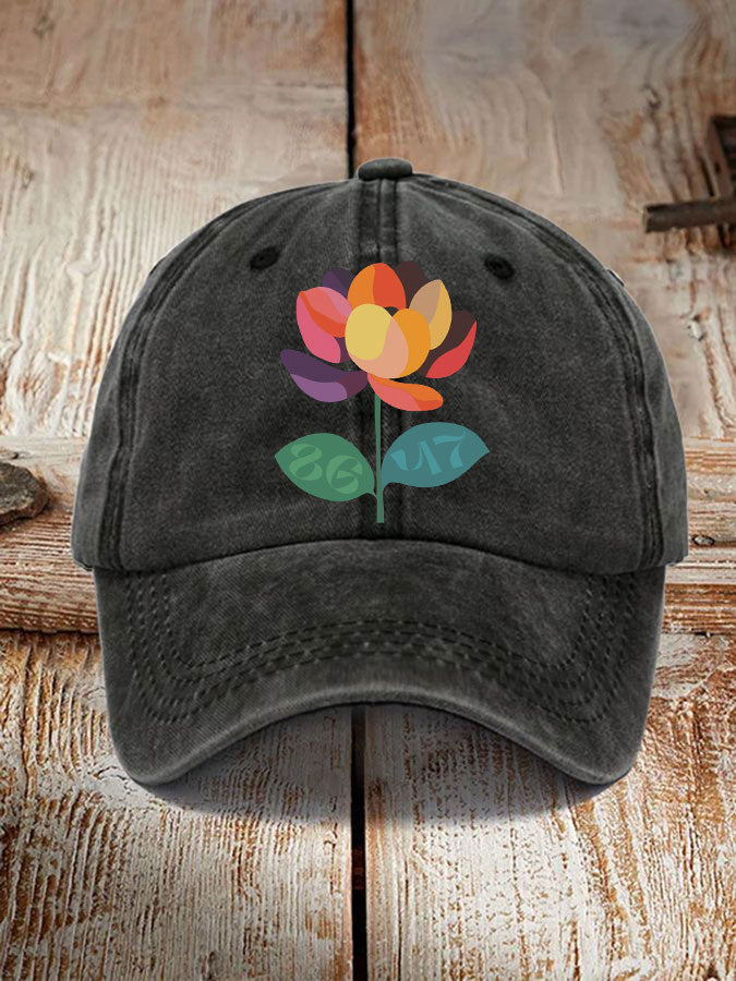 8647 Floral Unisex Hat