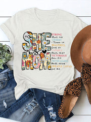 Women's Mother's Day She Is Mom Printed T-shirt