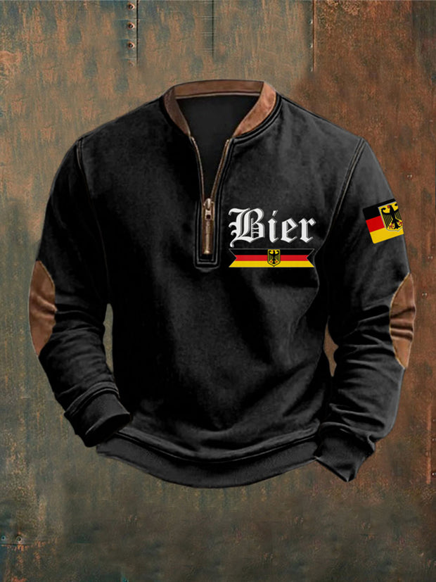 Men's German Beer Day Print Sweatshirt