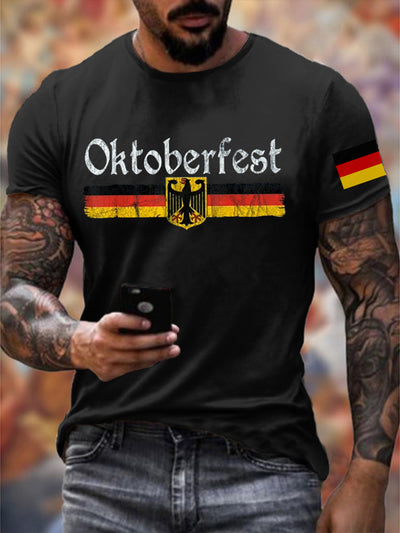 Men's German Oktoberfest Print T-shirt