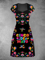 Women's Cinco De Mayo Print Dress