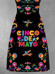 Women's Cinco De Mayo Print Dress