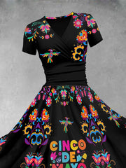 Women's Cinco De Mayo Print Dress