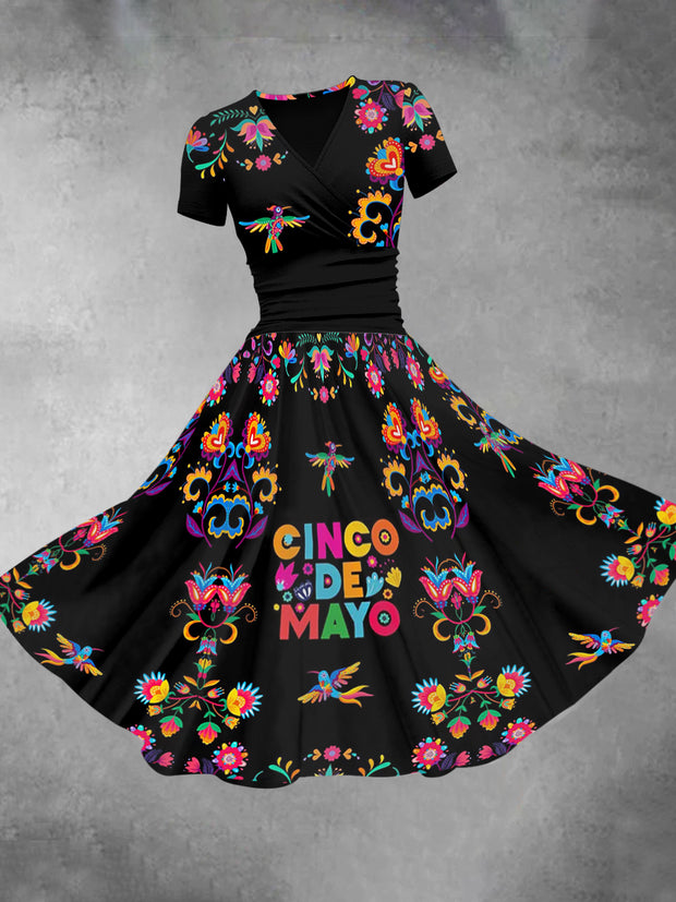 Women's Cinco De Mayo Print Dress