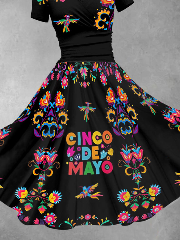 Women's Cinco De Mayo Print Dress