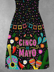 Women's Cinco De Mayo Print Dress