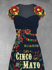 Women's Cinco De Mayo Print Dress