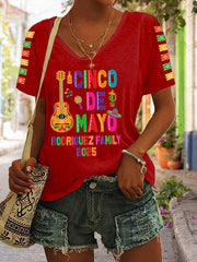 Women's Cinco De Mayo 2025 Casual Tee