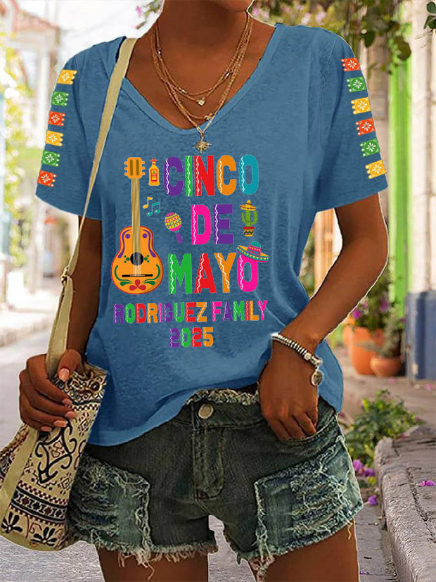 Women's Cinco De Mayo 2025 Casual Tee