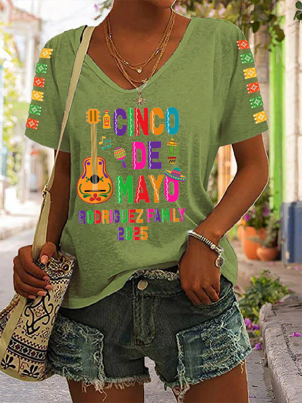 Women's Cinco De Mayo 2025 Casual Tee