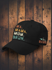 Unisex Mother's Day Bruh Mom Printed Hat