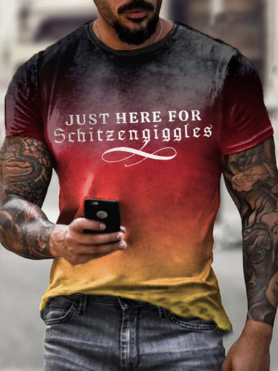 Men's Germany Printed Short Sleeve T-Shirt